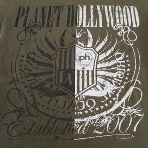 PLANET HOLLYWOOD Olive Khaki VTG Las Vegas Tee (S)
